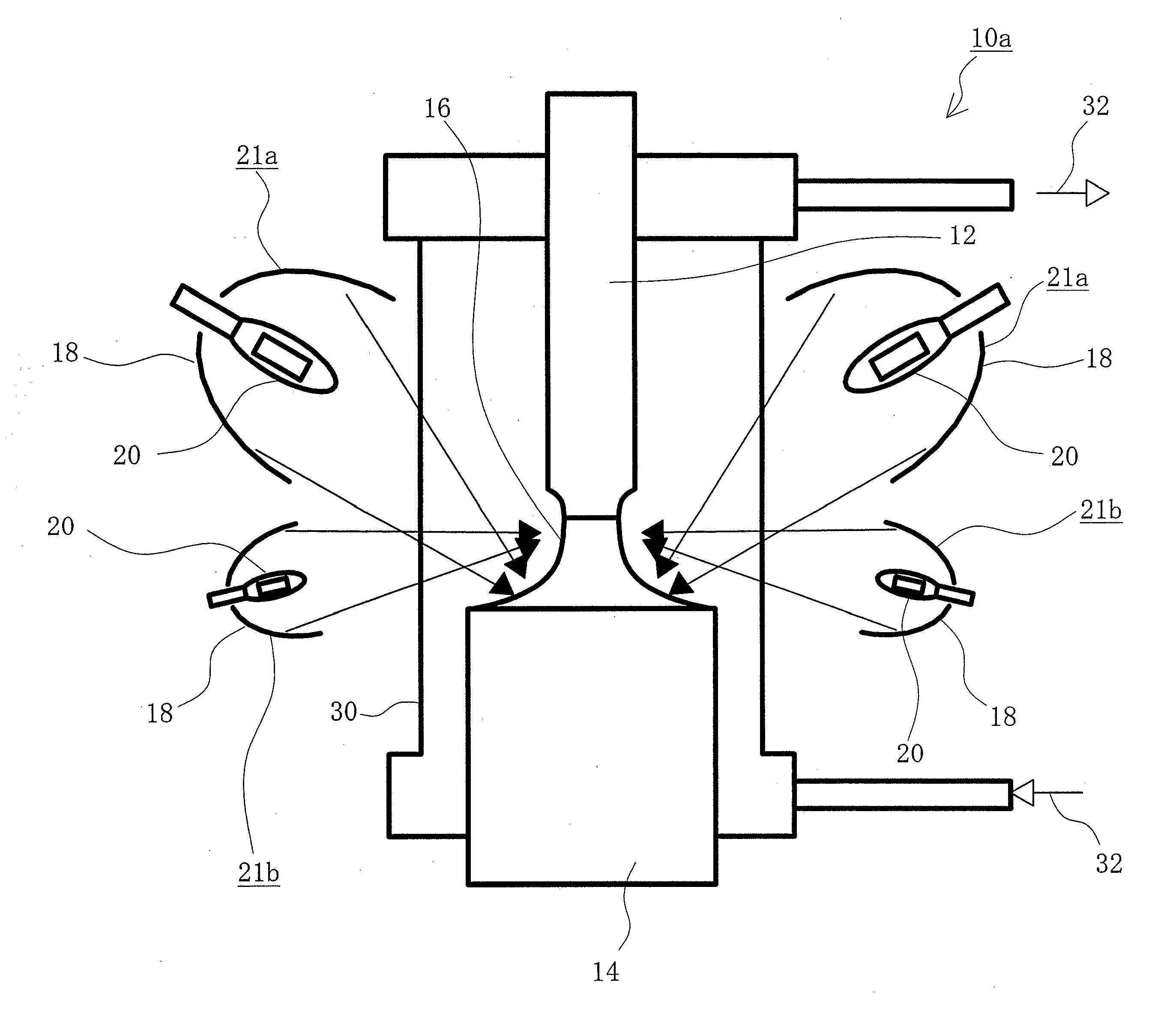 Floating zone melting apparatus