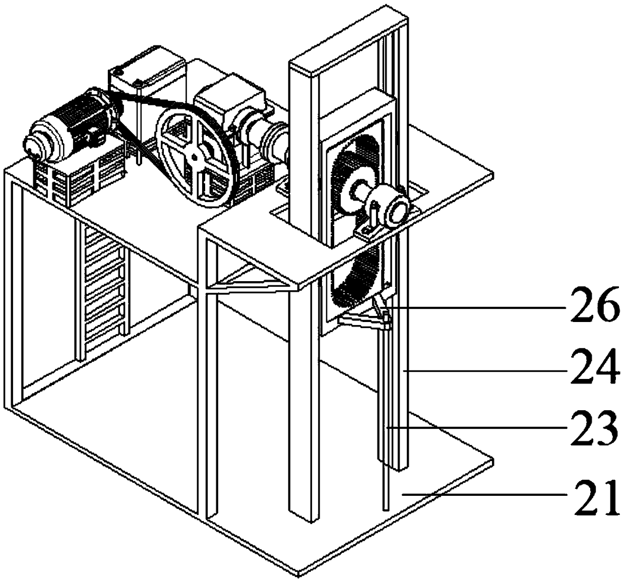 Worm gear transmission pumping unit and method