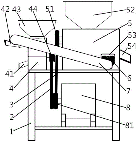 Multimode rice milling and pulverizing combination machine