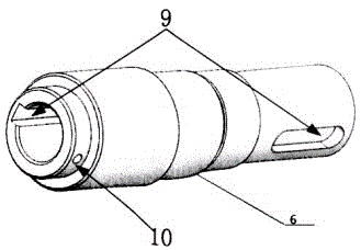 Printing head device applied to large industrial FDM3D printer