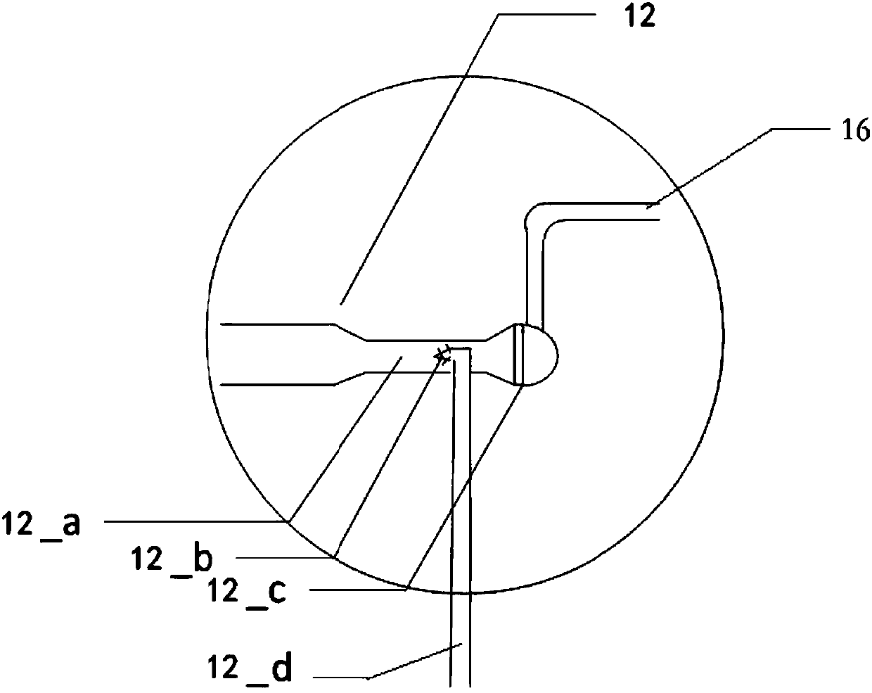 Engine oil blending combustion device and method for GPF aging of gasoline direct injection engine in cylinder