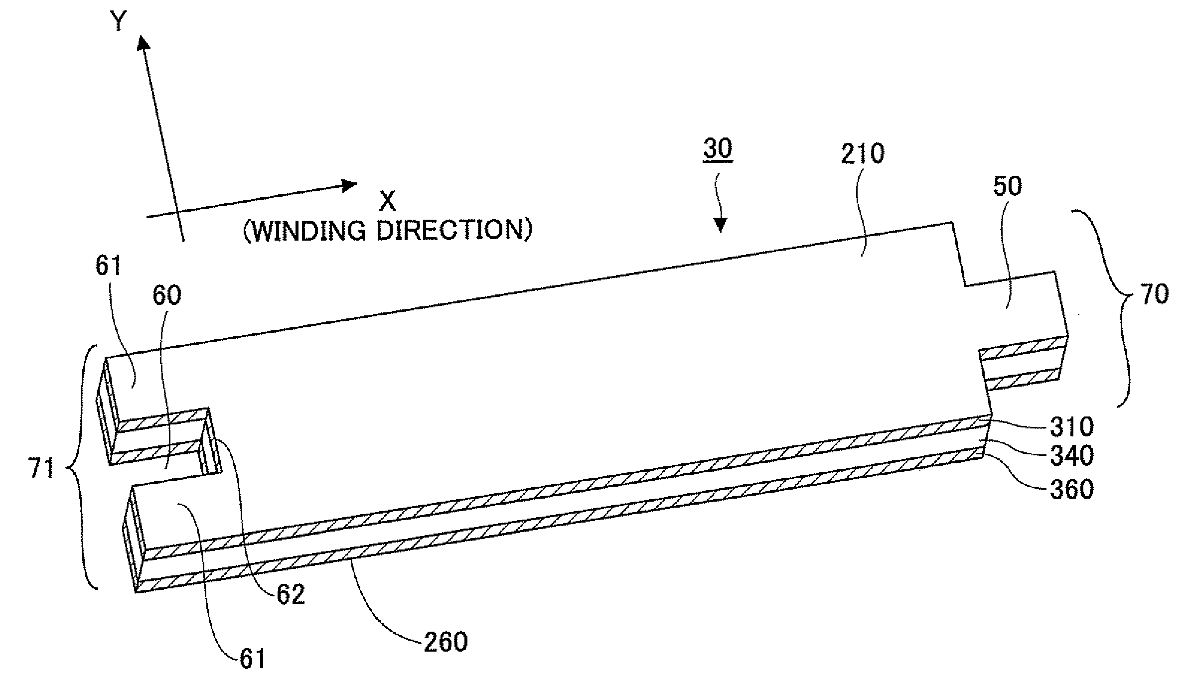 Mat material and exhaust gas treatment device