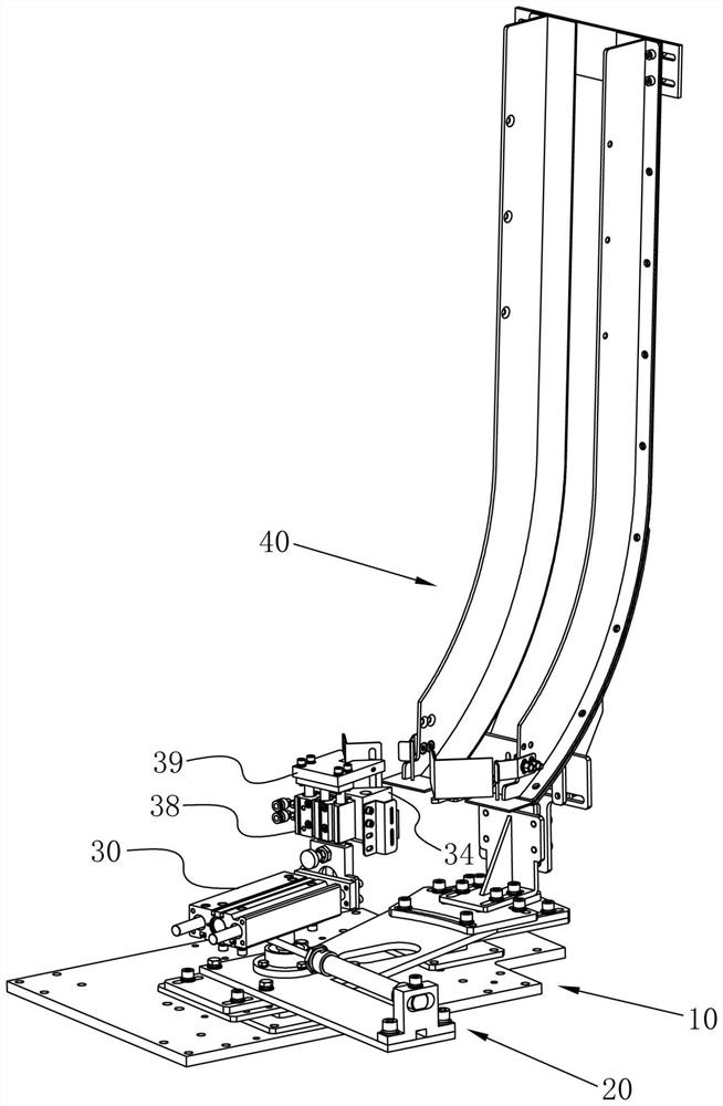 Wrap angle taking and placing device for packaging