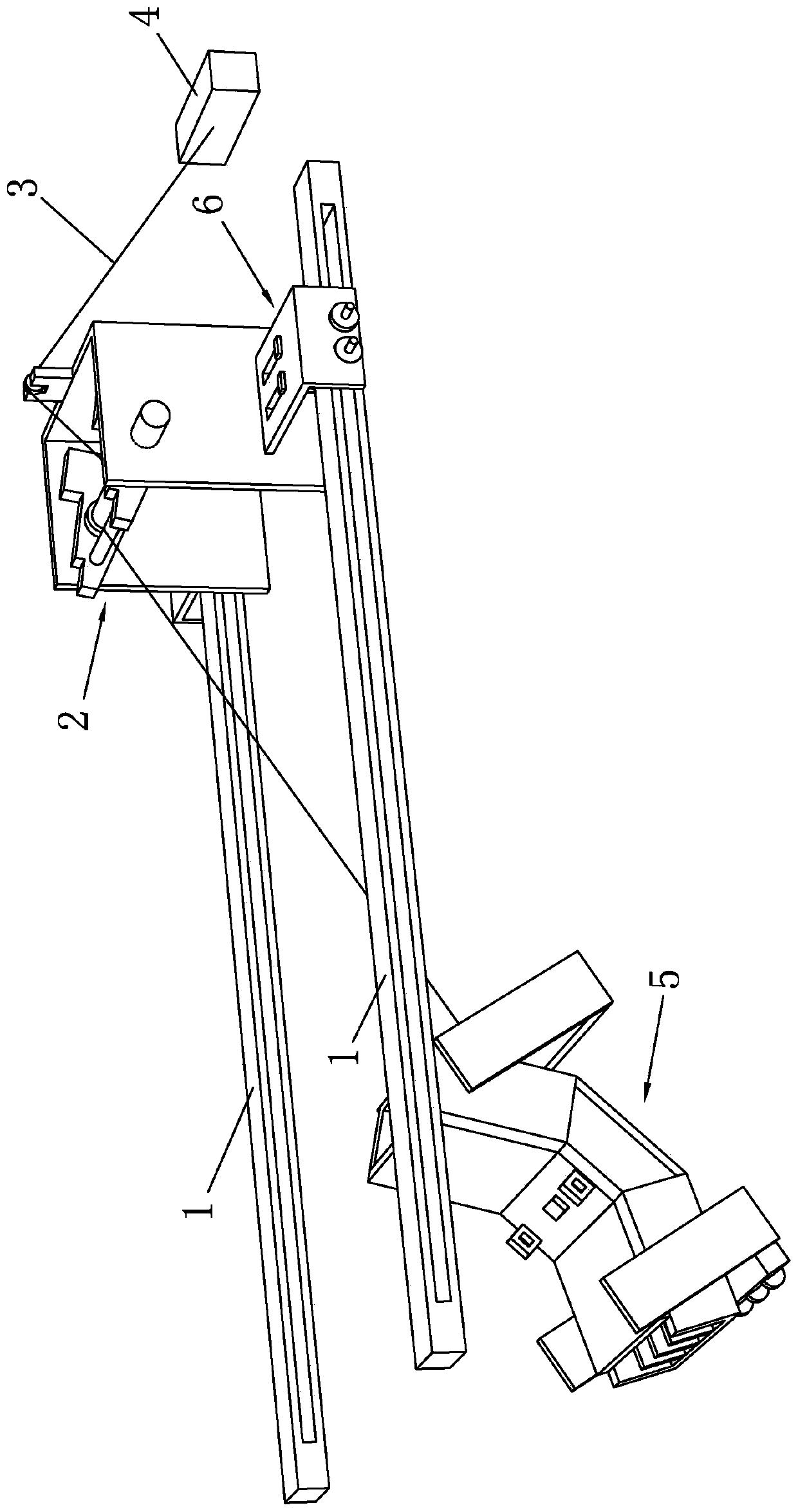 A dense sand and gravel filling device and construction method