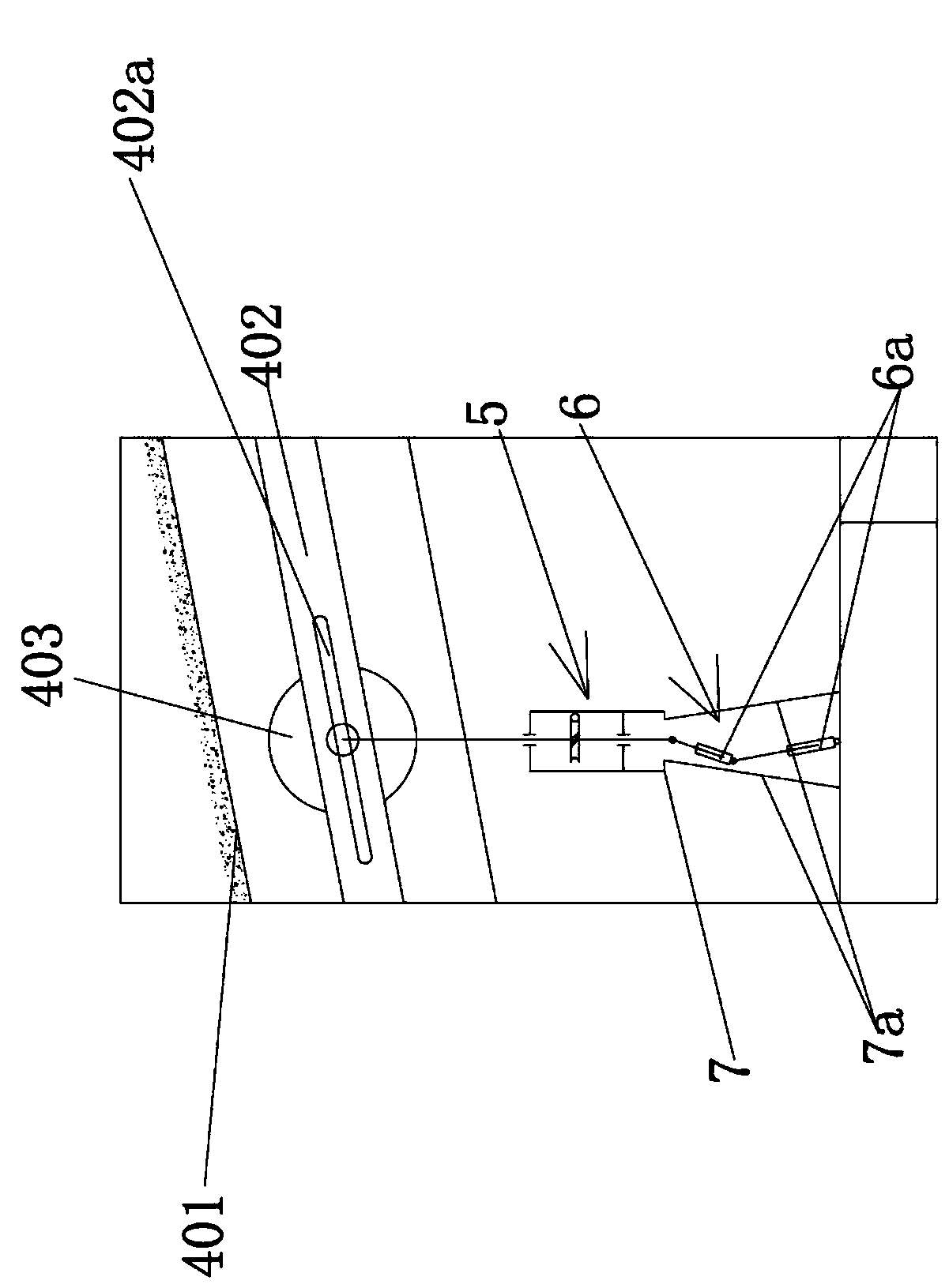 Deep foundation excavation system and technological method thereof