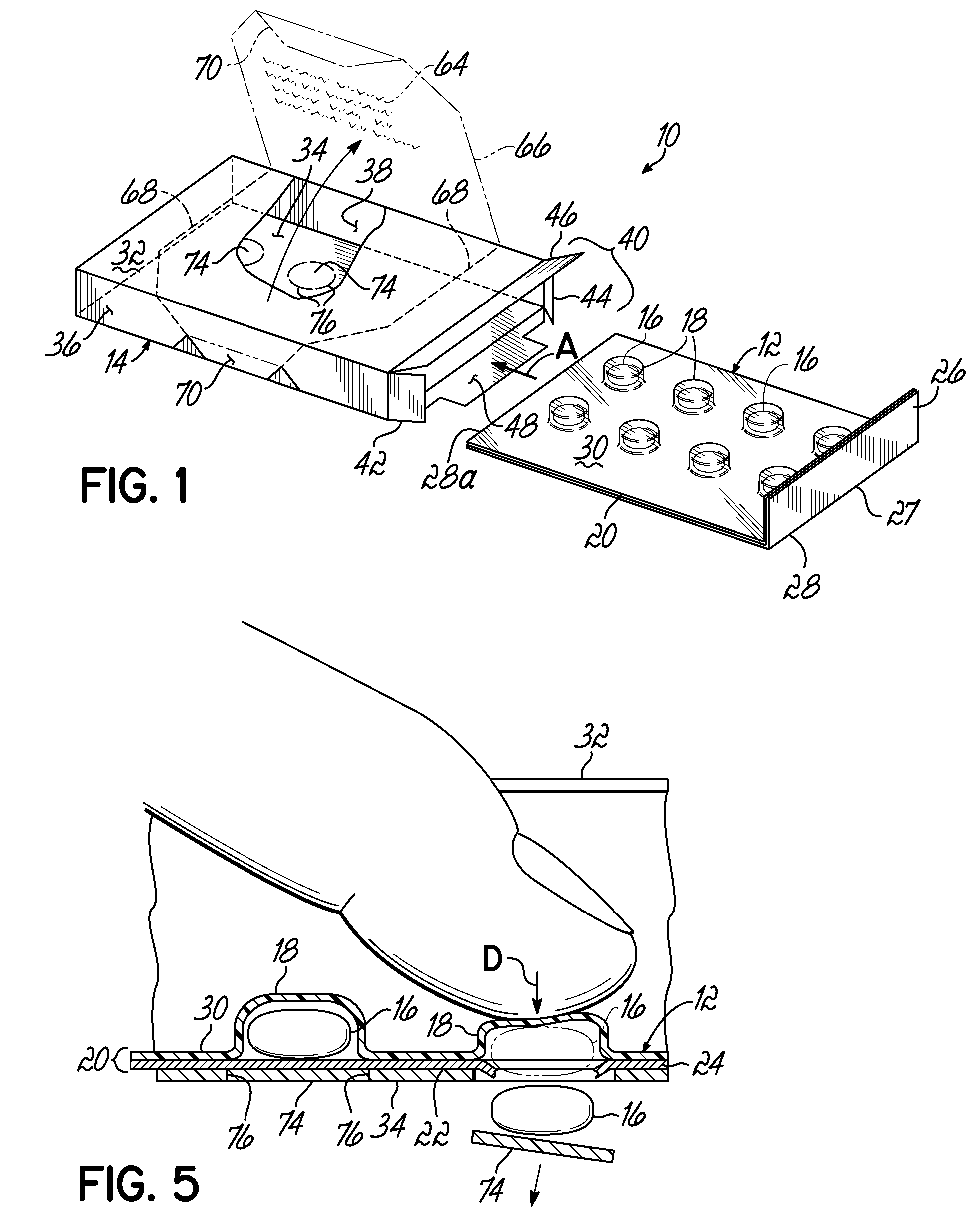 Unitary pharmaceutical package