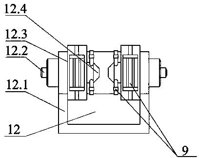 Electromagnet driving low-pressure casting molding heat balance device