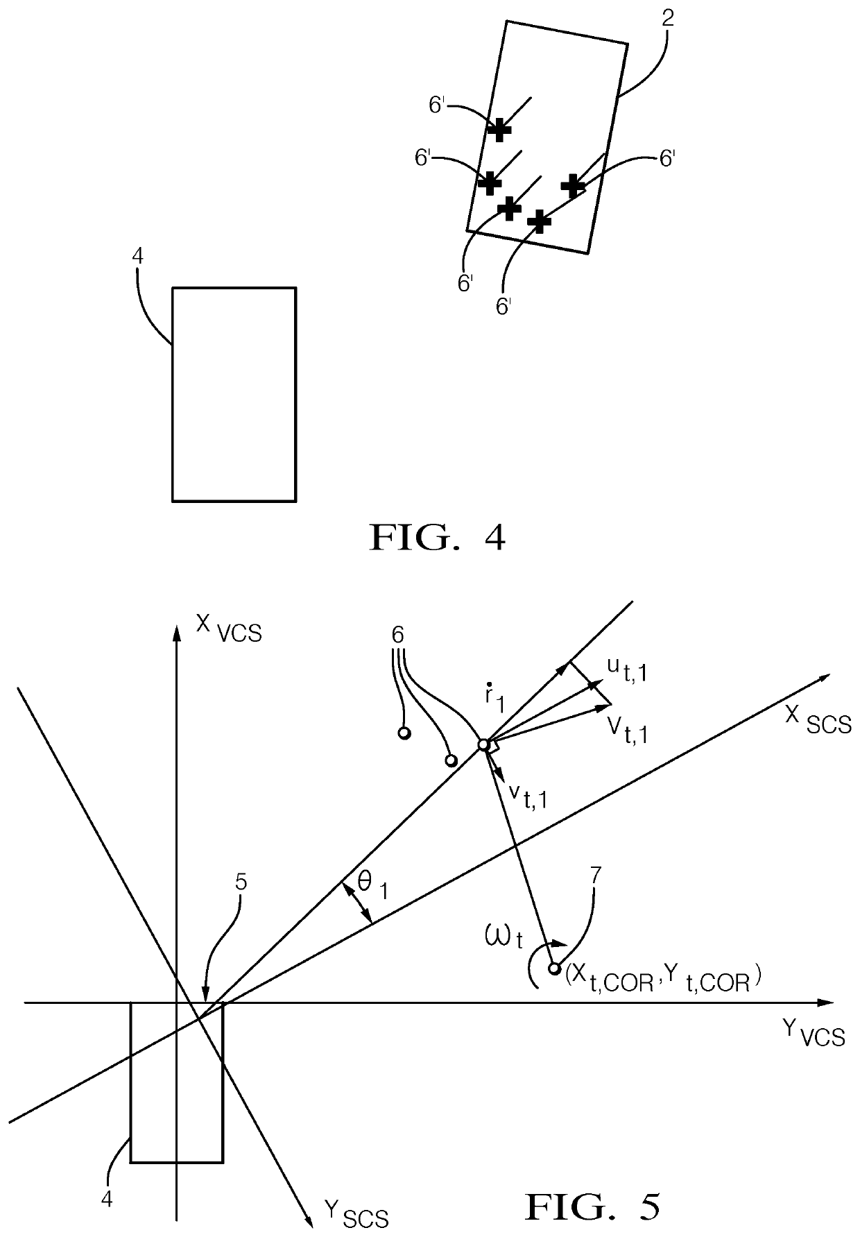 Method for robust estimation of the velocity of a target using a host vehicle