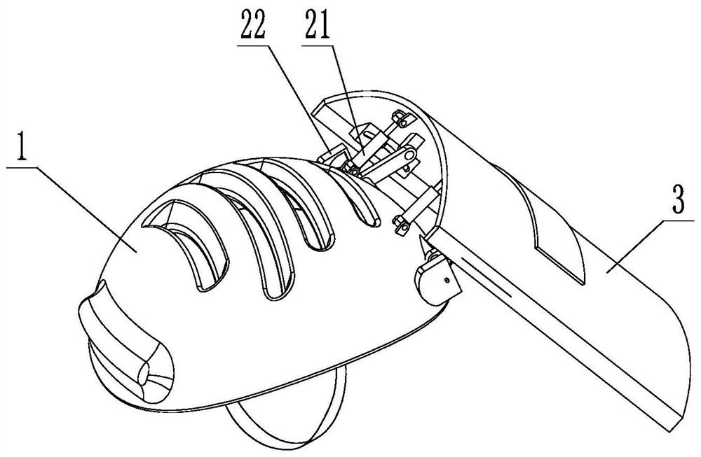 Protective device capable of automatically rising and falling during welding operation