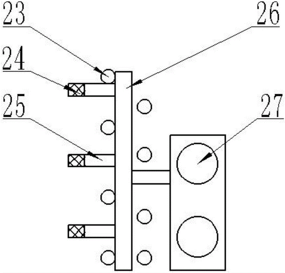 Device for crushing, drying and stirring building material