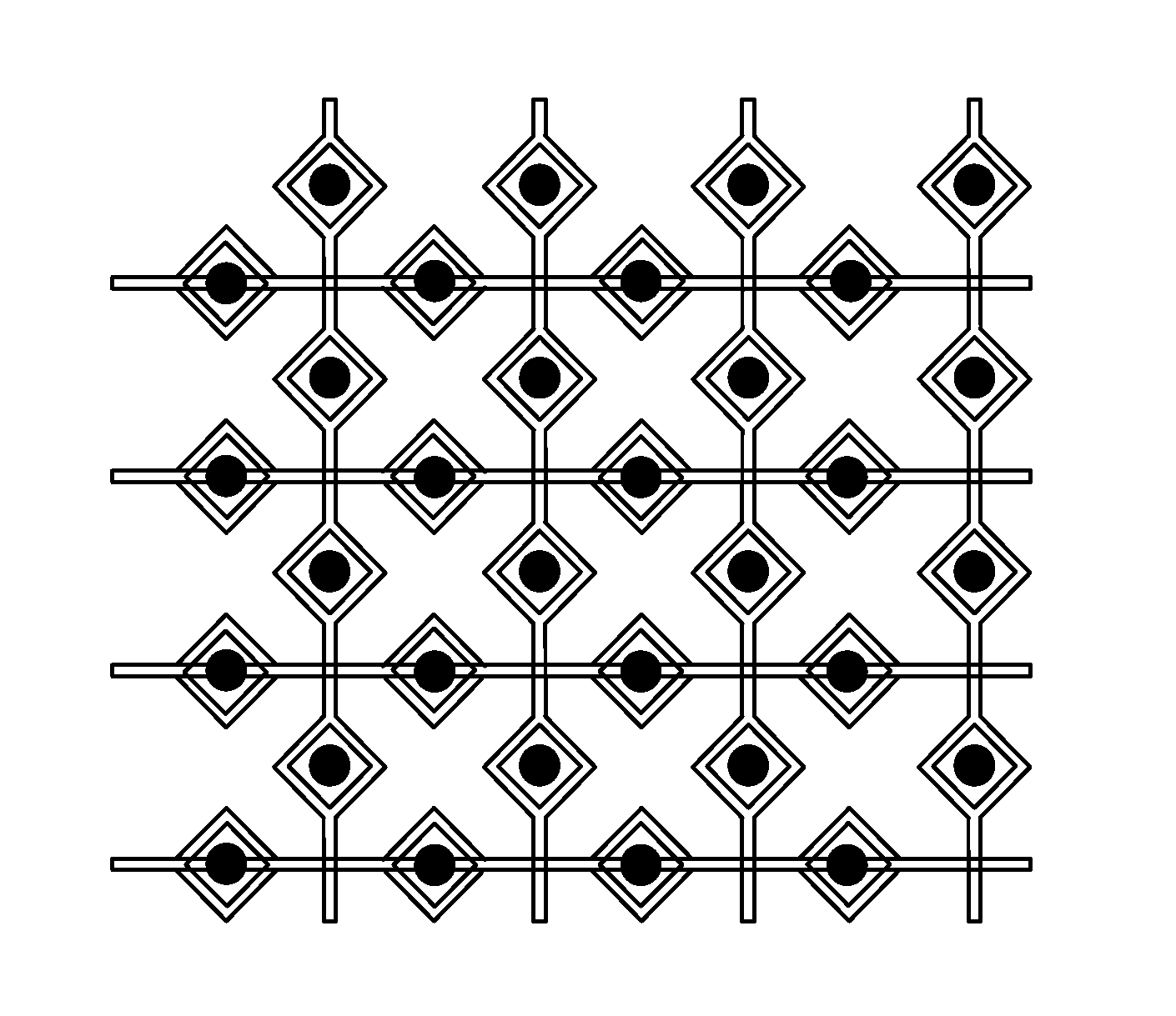 Mutual capacitance one glass solution touch panel and manufacture method thereof