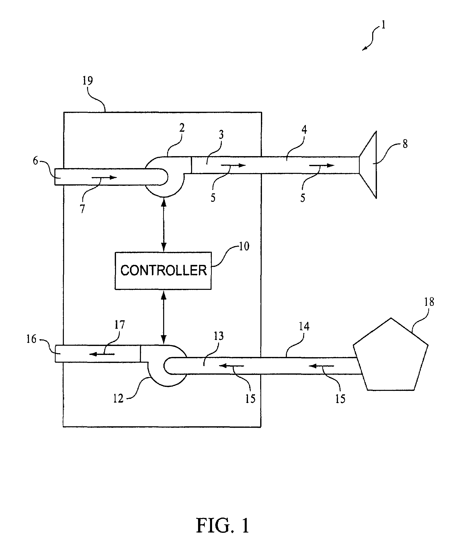 Ventilation system employing synchronized delivery of positive and negative pressure ventilation