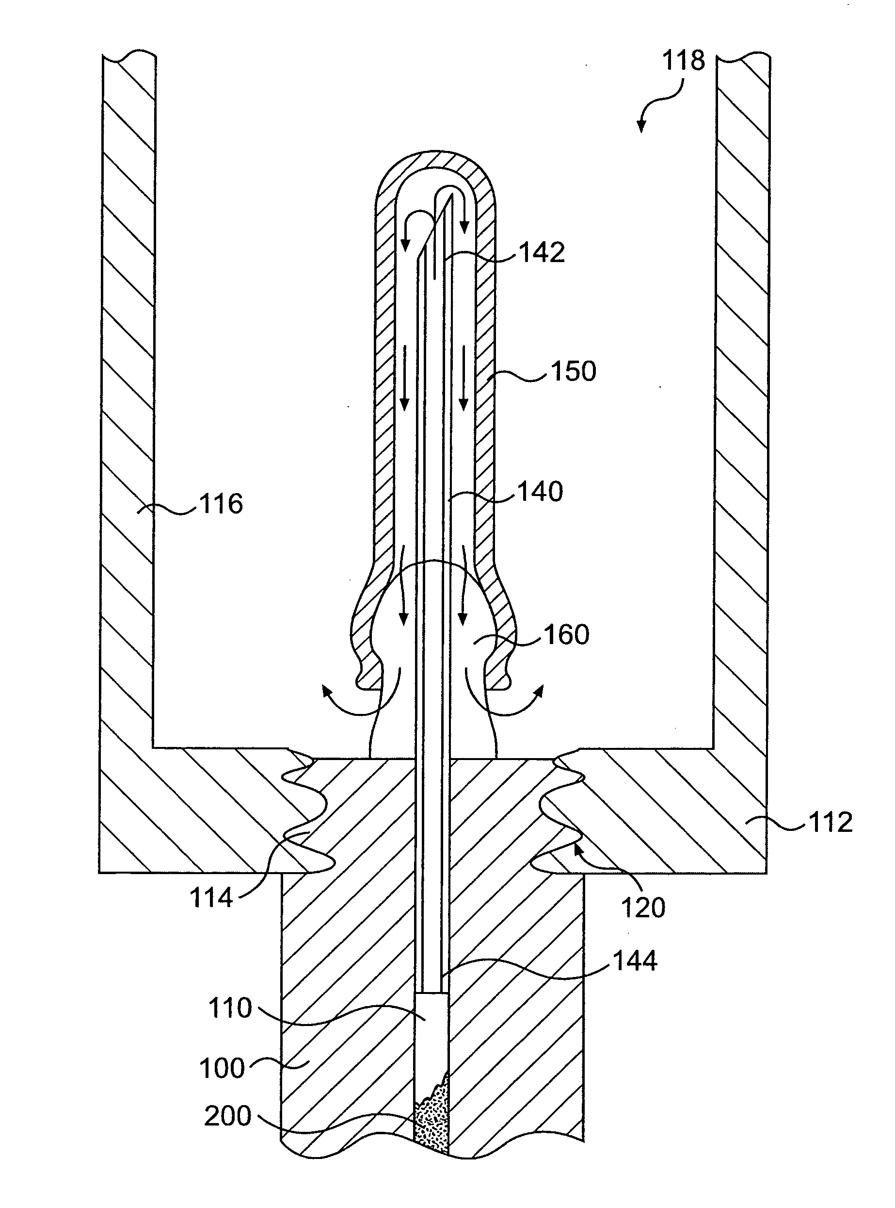 Porous multiple sample sleeve and blood drawing device for flash detection