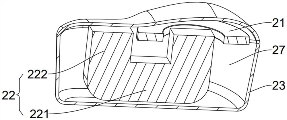 Pelvic floor magnetic stimulation device and magnetic stimulation device