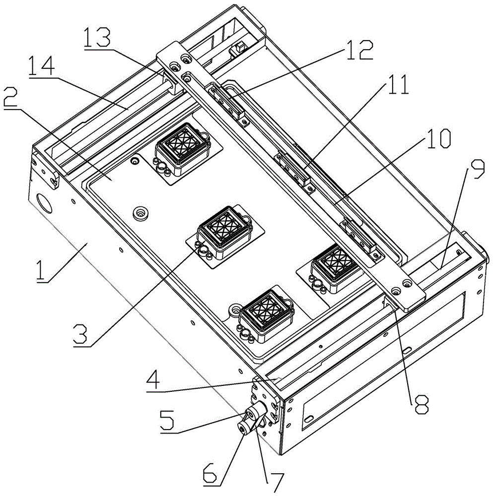 Transverse ink scrapping ink stack for improving printing quality