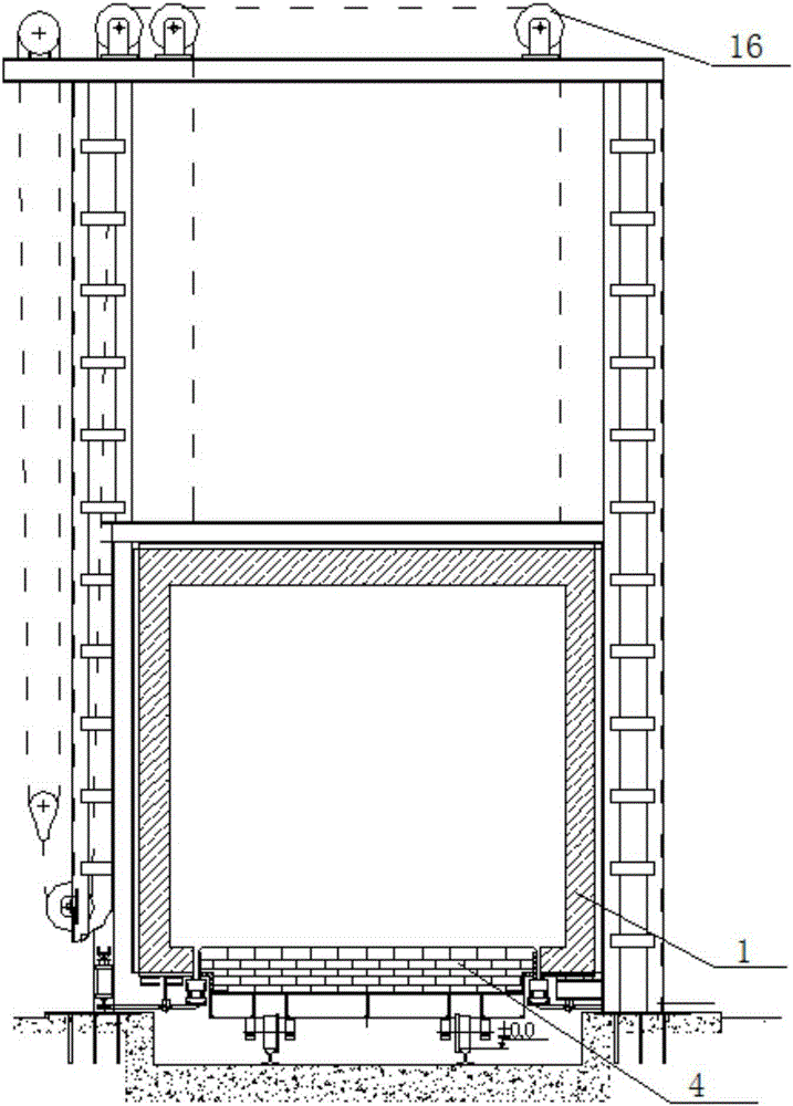 Natural gas thermal treatment furnace