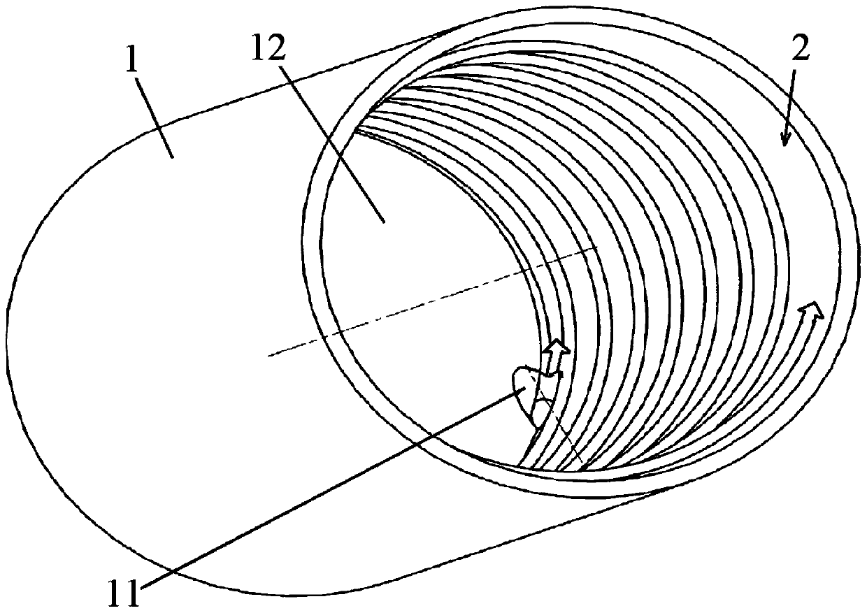 Cyclone box, air purification device and air purification method