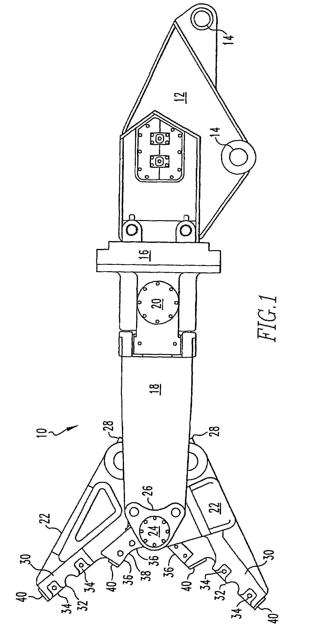 Single jaw set multiple tool attachment system