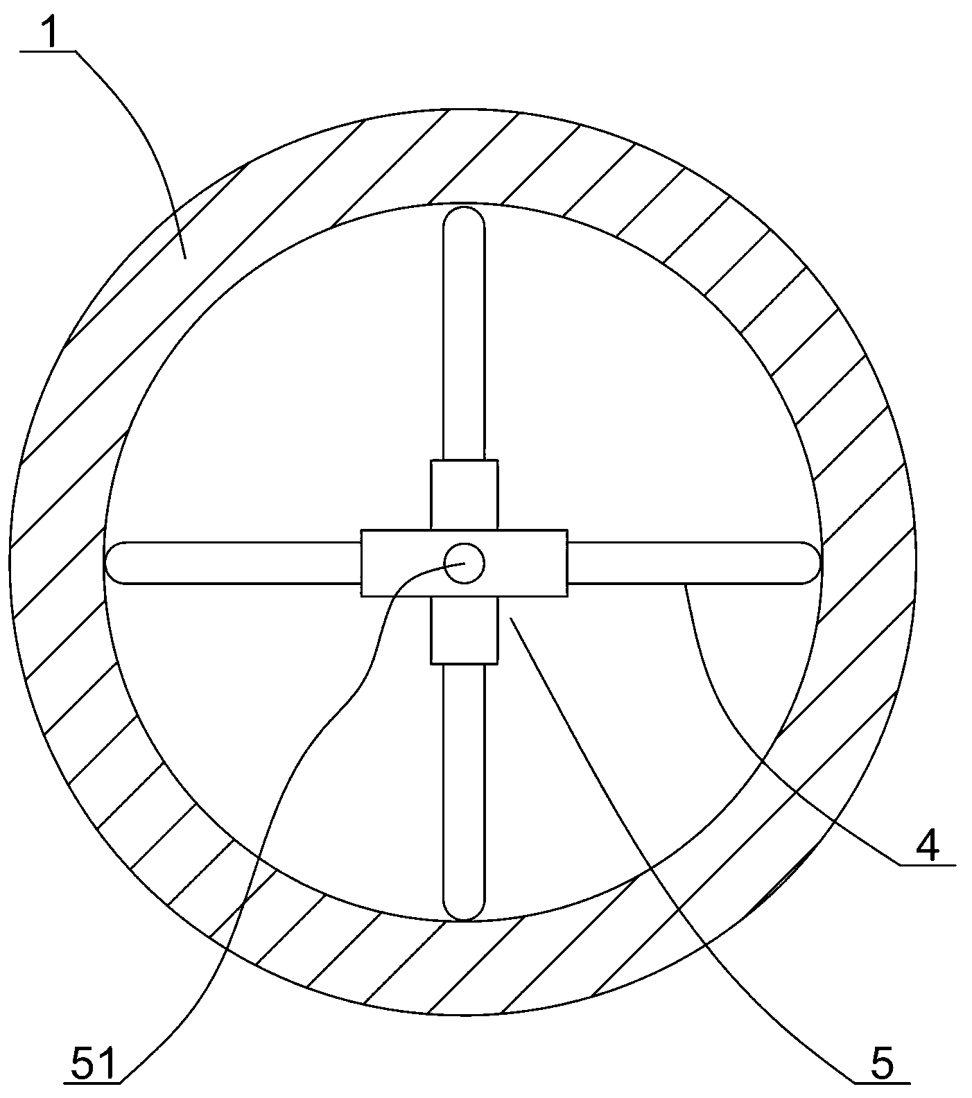 Centring method in process of mounting generator rotor in threading mode