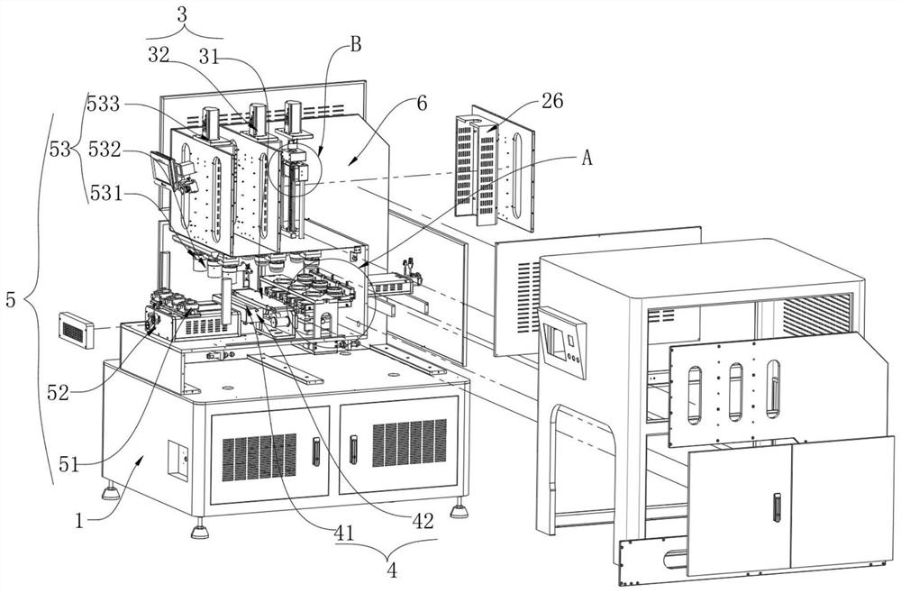 Printing equipment for groove surface