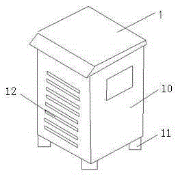 Power distribution cabinet with functions of heat dissipation and dust removal