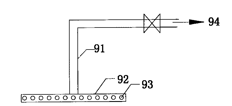 Totally-dissolved deep-layer air floatation combined device and sewage treatment method thereof