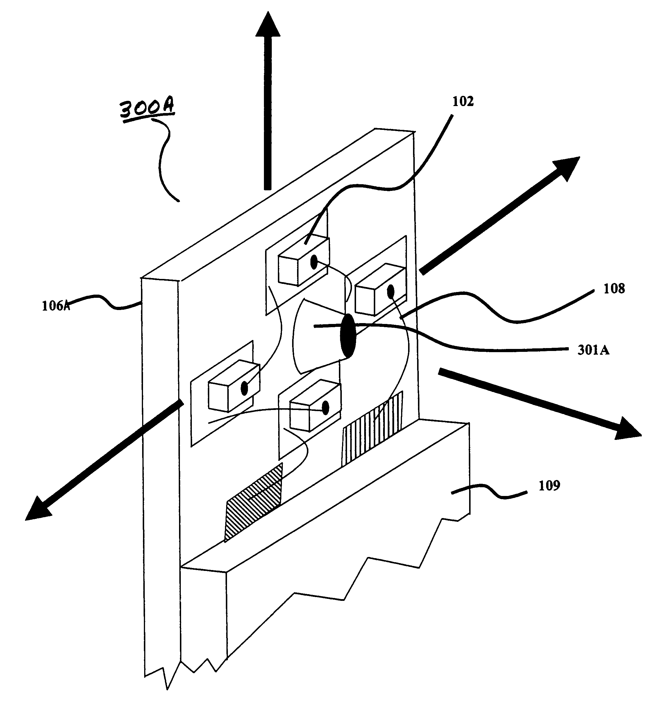 Light emitting diode package assembly that emulates the light pattern produced by an incandescent filament bulb