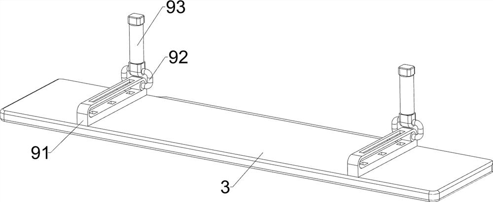 Lumbar vertebra rehabilitation relieving device for neurosurgery department