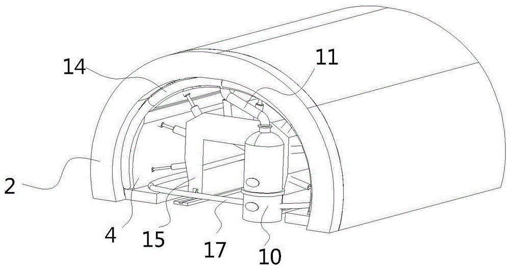 A tunnel lining concrete insulation system and its construction method