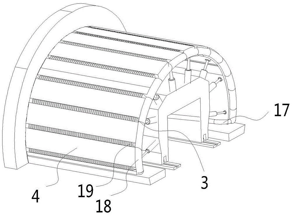 A tunnel lining concrete insulation system and its construction method