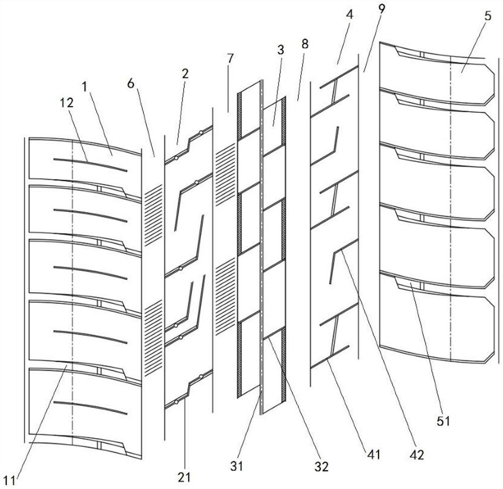 Performance-balanced strong wet grabbing tire pattern