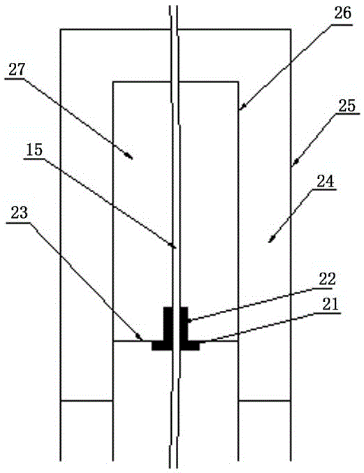 Simulation device for radon transport process of underground coal spontaneous combustion carbon dioxide microbubbles