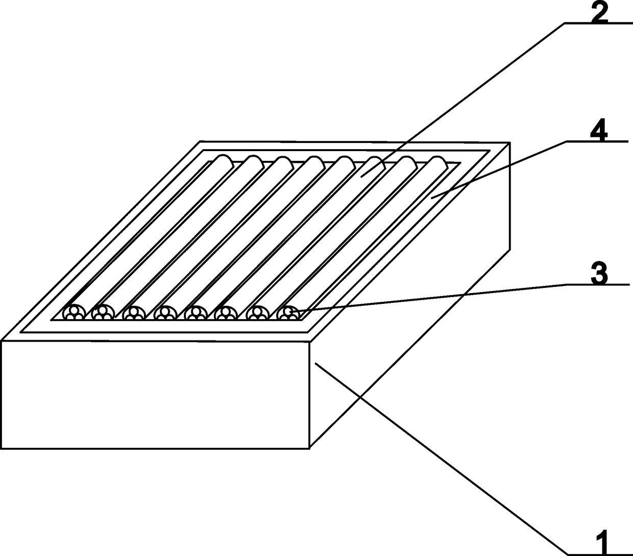 Aerial-bomb-penetration-resisting steel pipe ceramic ball basalt fiber concrete protection plate