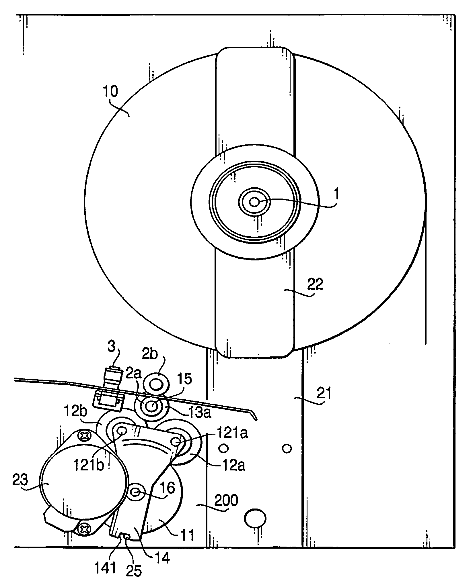 Sheet feeding unit for continuous form recording medium