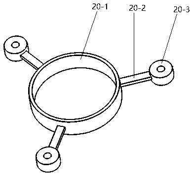 Horizontal axis draught fan with small blades capable of periodically swinging