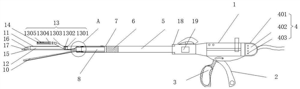 A disposable laparoscopic linear cutting stapler