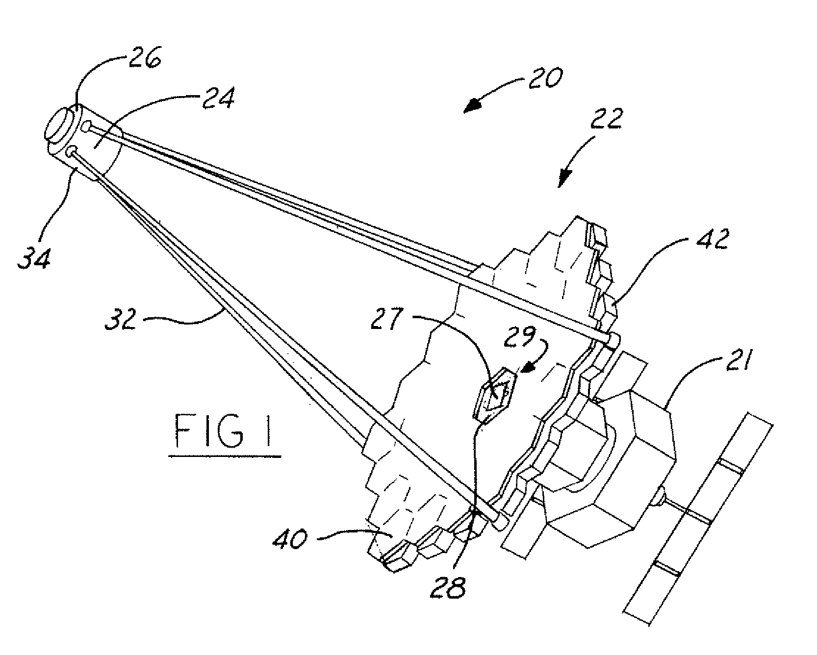 Autonomously assembled space telescope