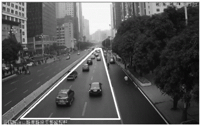 Road condition analysis method based on meshing of visual space conversion