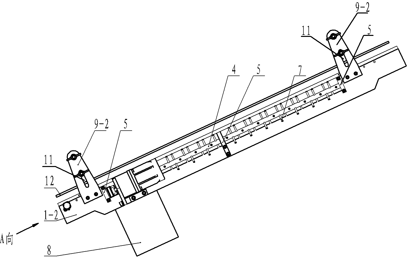 Buffer feeding device of air valve