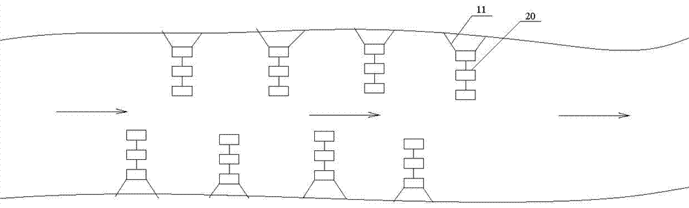 Ecological restoration apparatus for slightly-polluted river water body