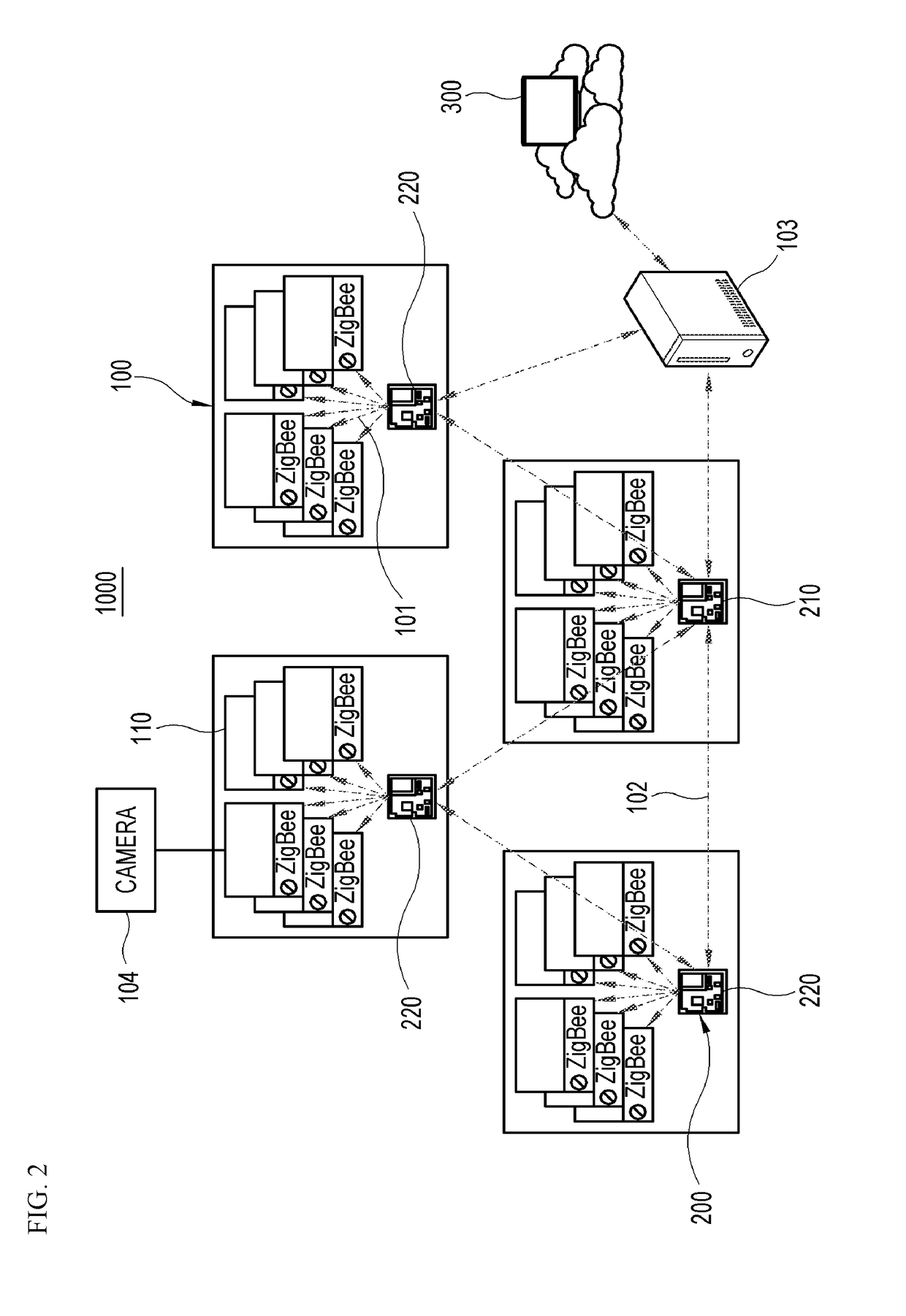 Social safety network system having portable light for both wireless disaster fire detection and crime prevention