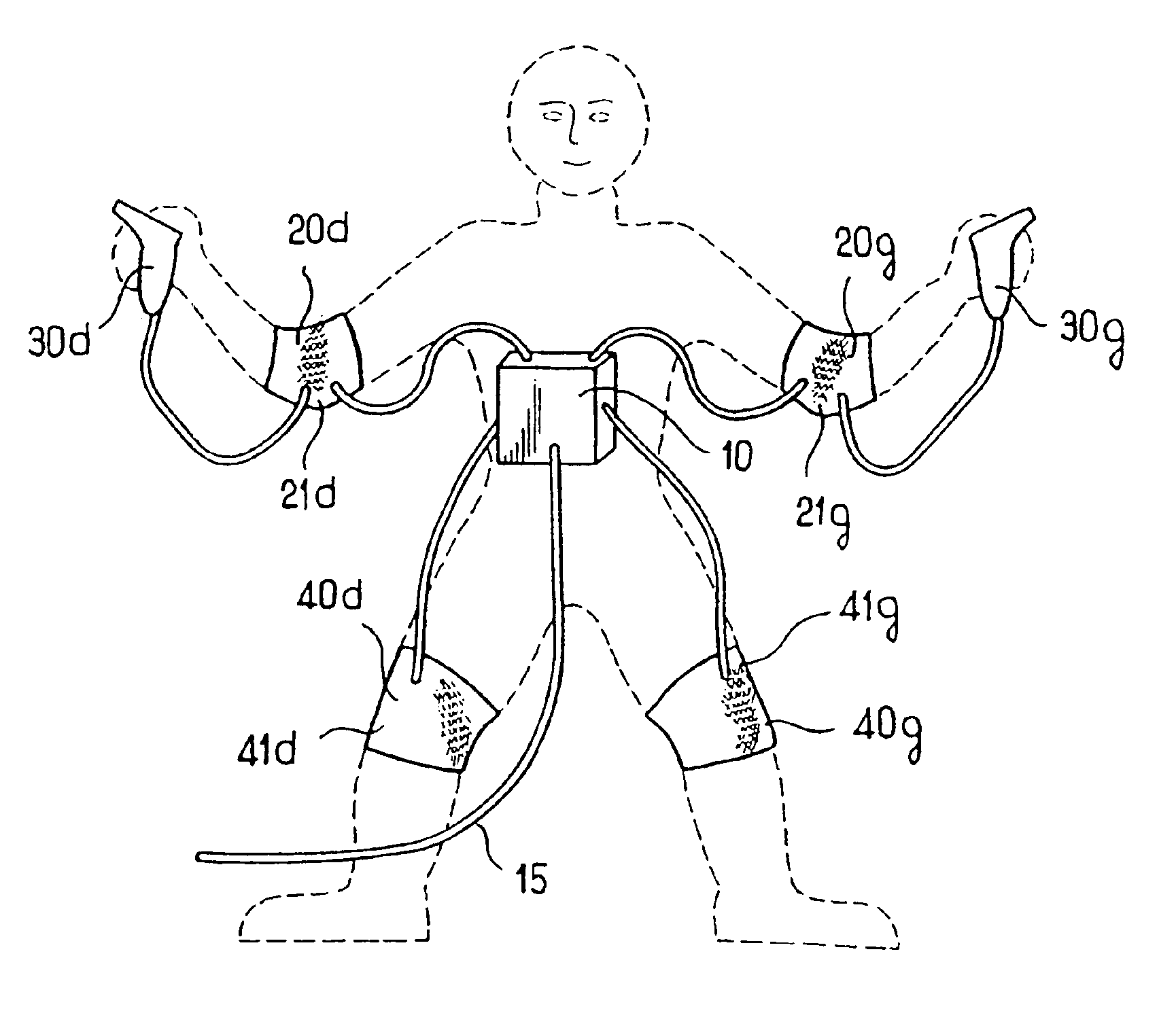 Device indicating movements for software