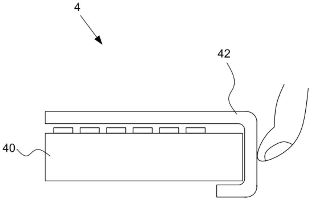 Side touch module and its display