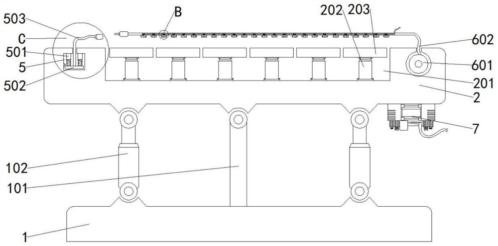 Restraining device with posture adjusting function for animal husbandry and veterinary surgeries