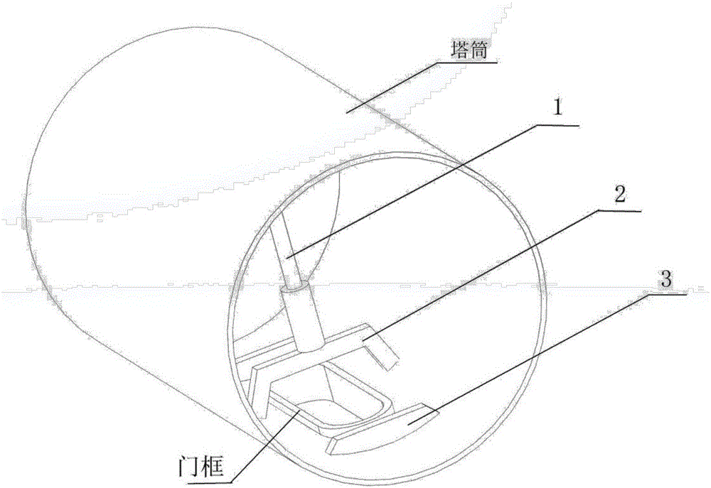 Method for welding door frame of ultra-low-temperature high-power wind turbine tower