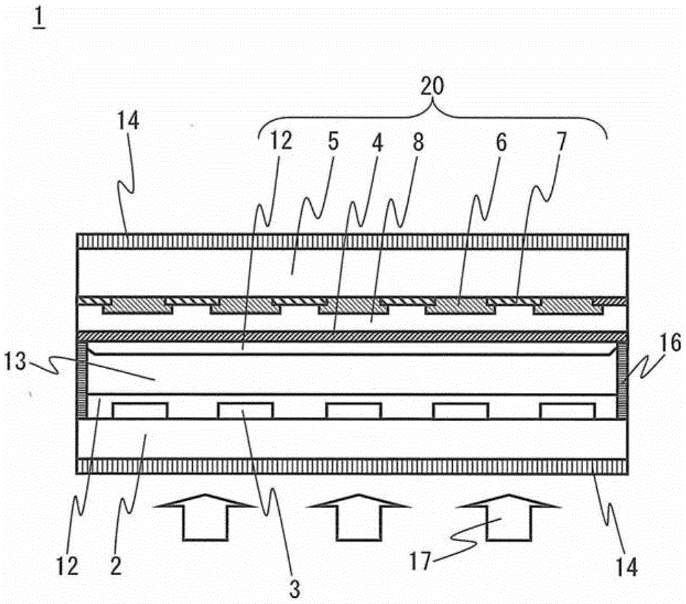 Color filter, liquid crystal display element and method for manufacturing color filter