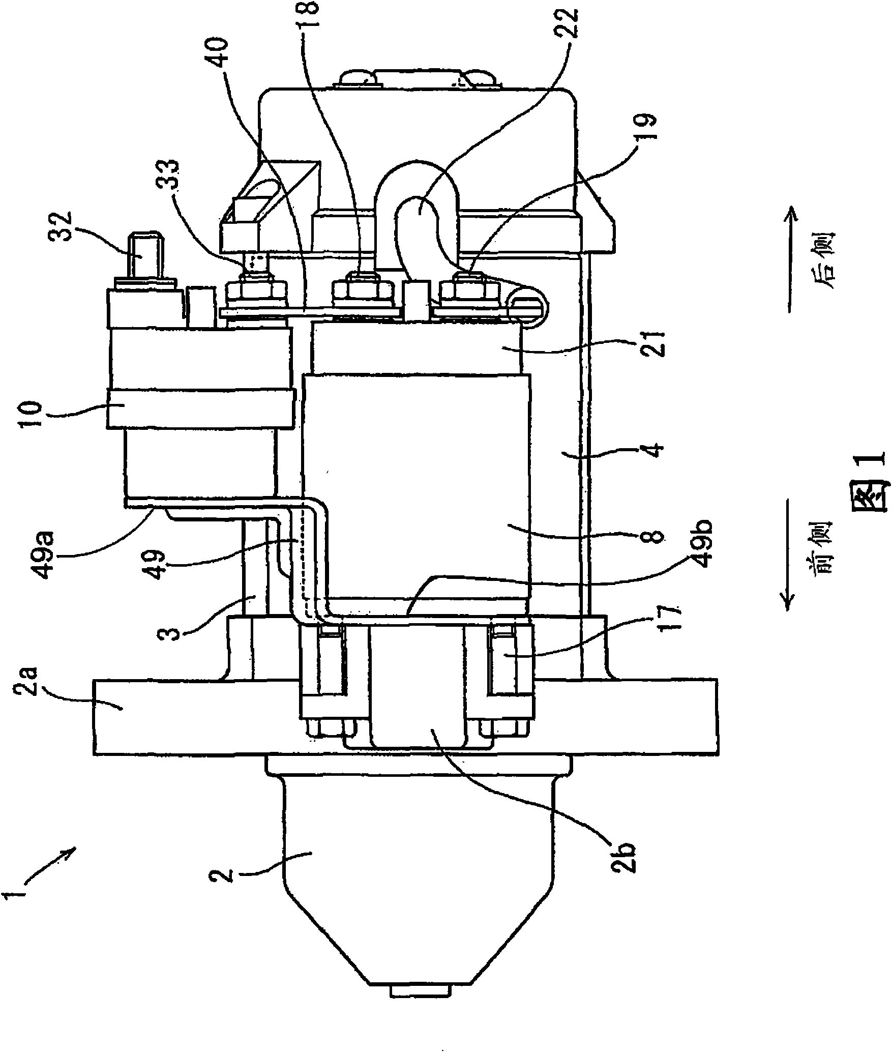 Starter solenoid switch with improved arrangement of resistor