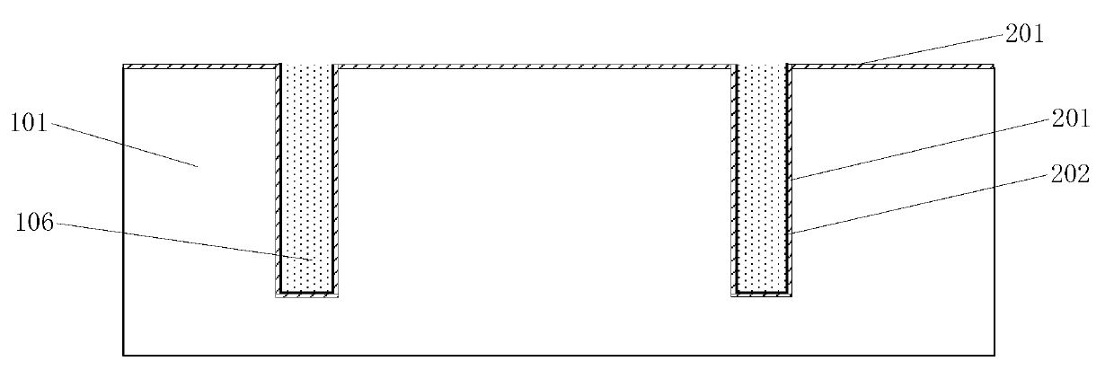 Pinboard structure using conducting resin as signal return plane and preparation method thereof