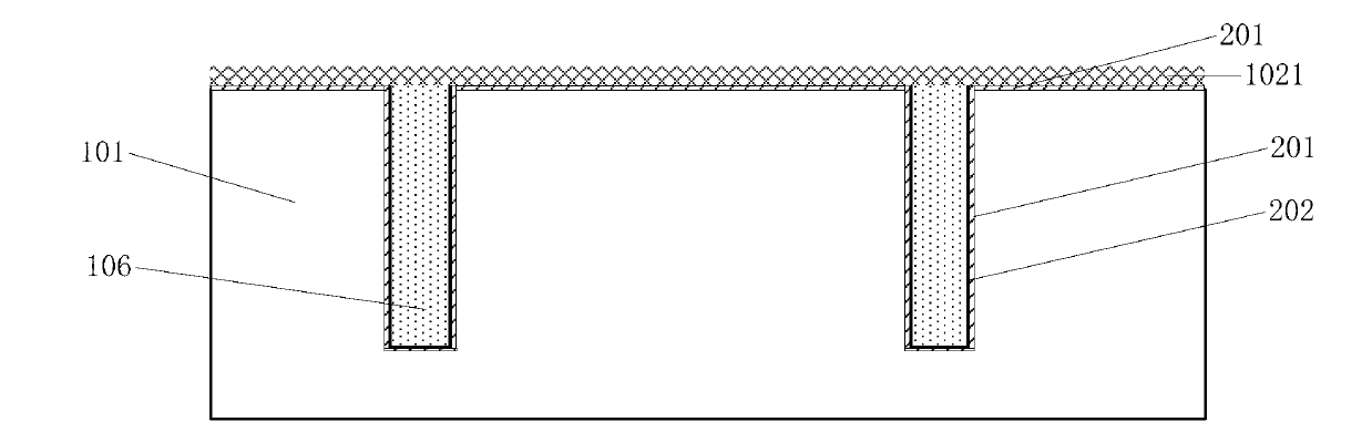 Pinboard structure using conducting resin as signal return plane and preparation method thereof