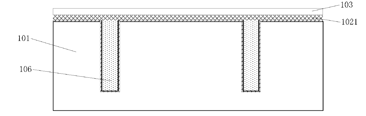 Pinboard structure using conducting resin as signal return plane and preparation method thereof